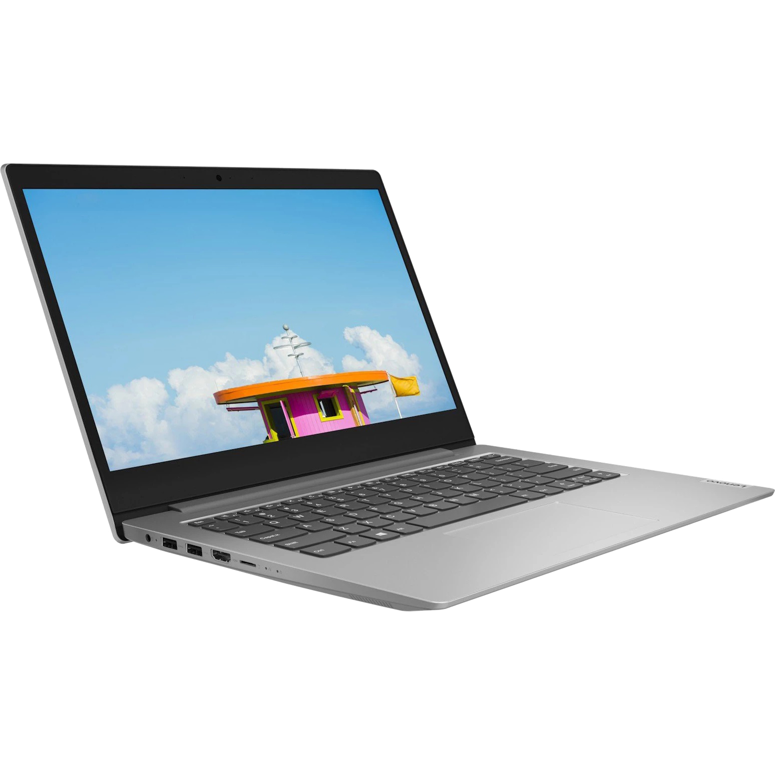 Ноутбук Lenovo IdeaPad 1 14IGL05 (81VU007VRU) серебристый