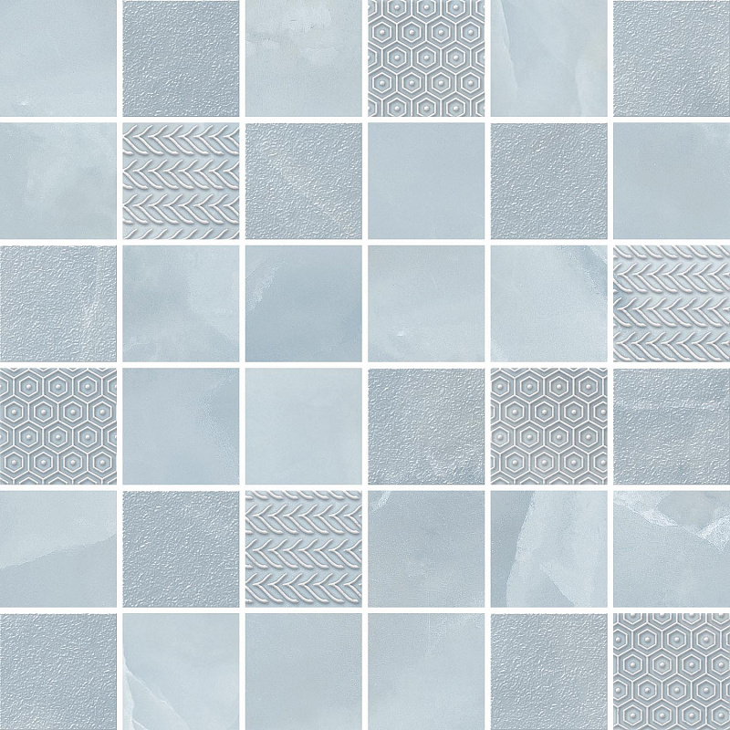 фото Мозаика керлайф onice blu mosaic 30x30 см