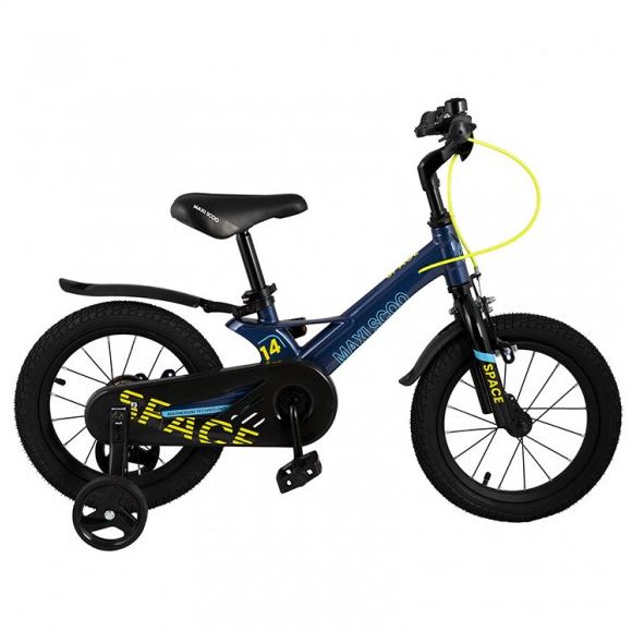 Велосипед детский Maxiscoo Space стандарт 14 дюймов синий
