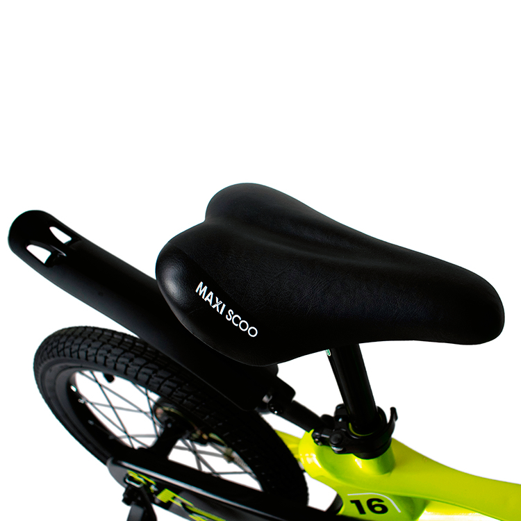 Велосипед детский Maxiscoo Space стандарт 16 дюймов желтый - фото 6