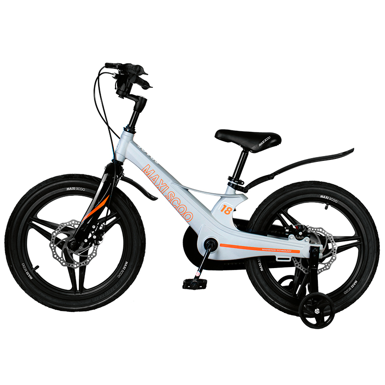 Велосипед детский Maxiscoo Space делюкс 18 дюймов графит, цвет серый - фото 3