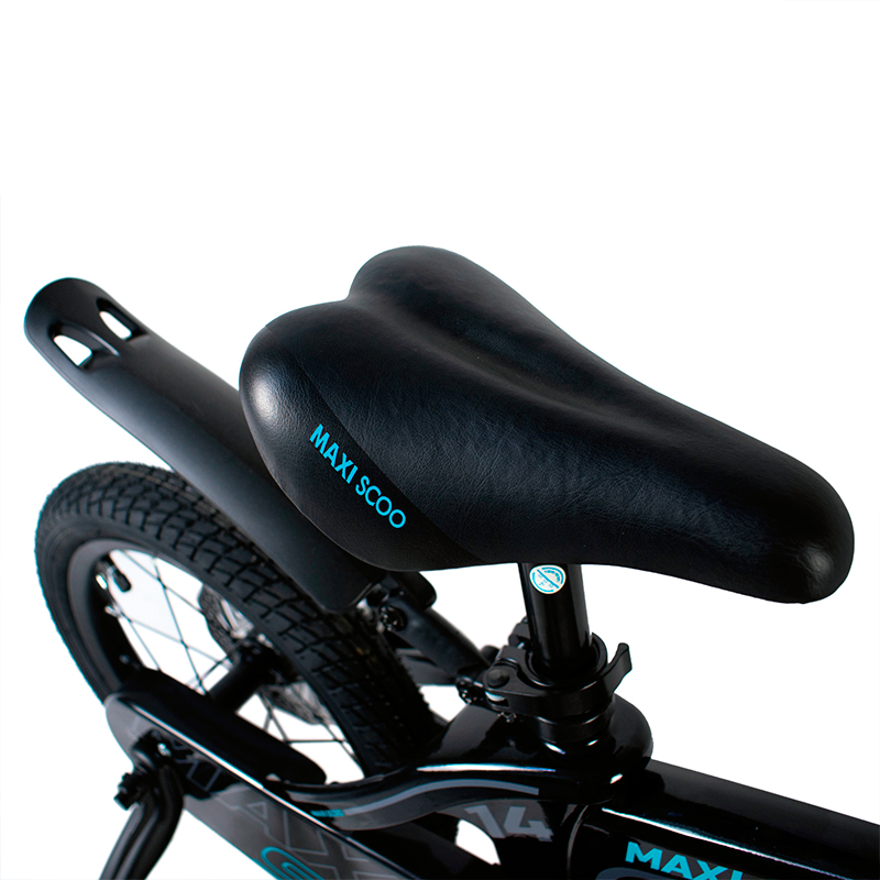 Велосипед детский Maxiscoo Cosmic стандарт плюс 14 дюймов черный аметист - фото 4