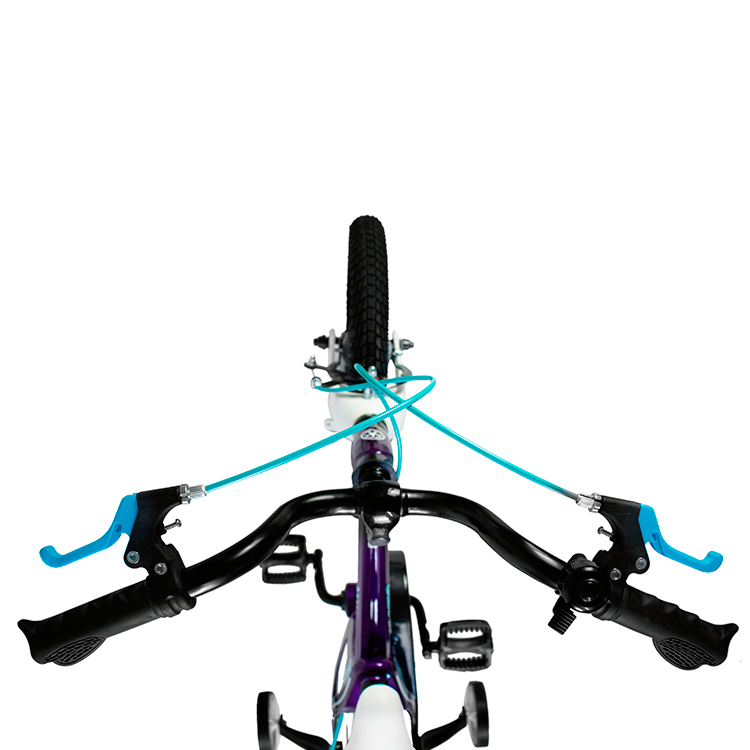 Велосипед детский Maxiscoo Cosmic стандарт плюс 14 дюймов фиолетовый - фото 3