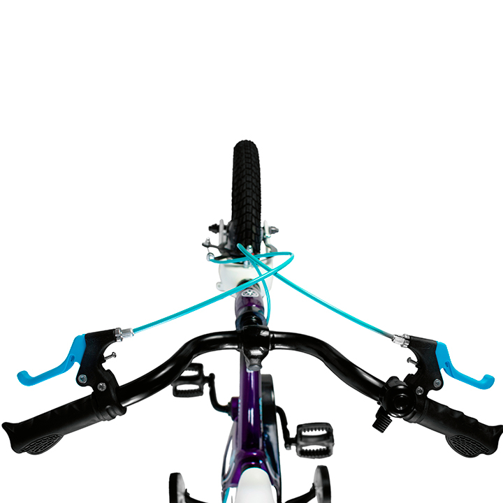 Велосипед детский Maxiscoo Cosmic стандарт плюс 16 дюймов фиолетовый - фото 3