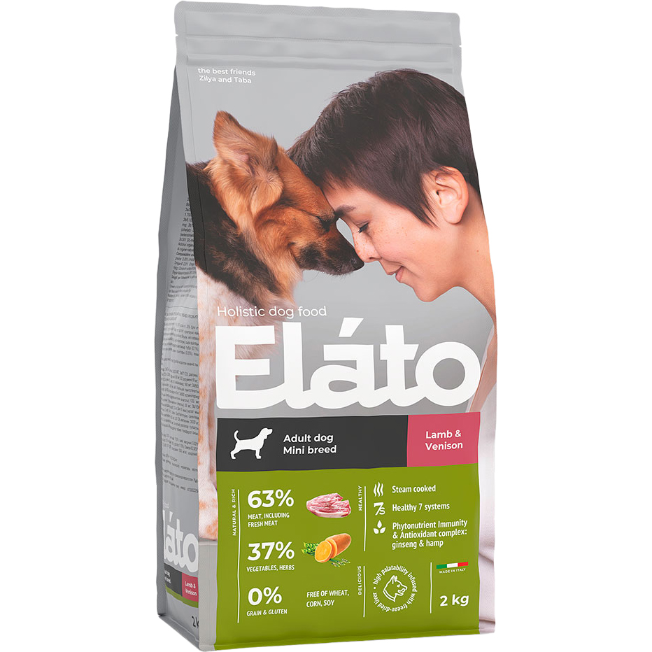 фото Корм для собак elato holistic для мелких пород, ягненок с олениной 2 кг