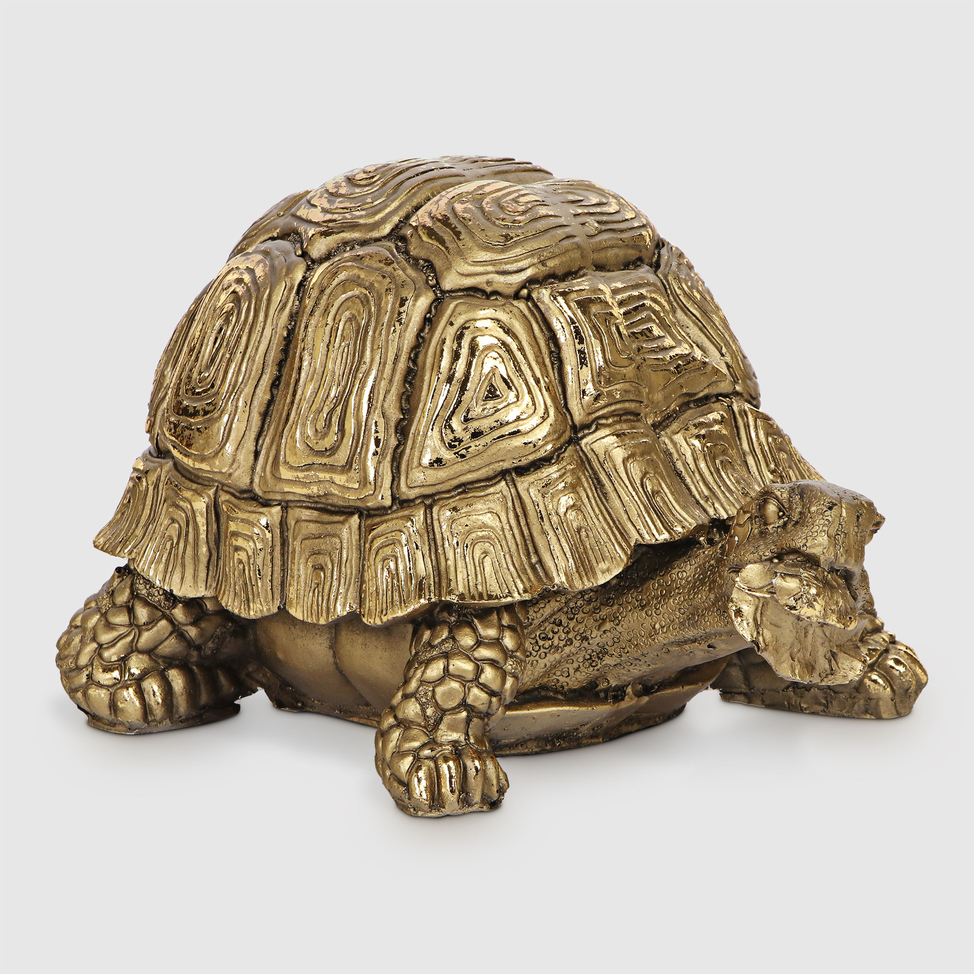 Черепашка Тпк полиформ бронзовый, высота 16 см