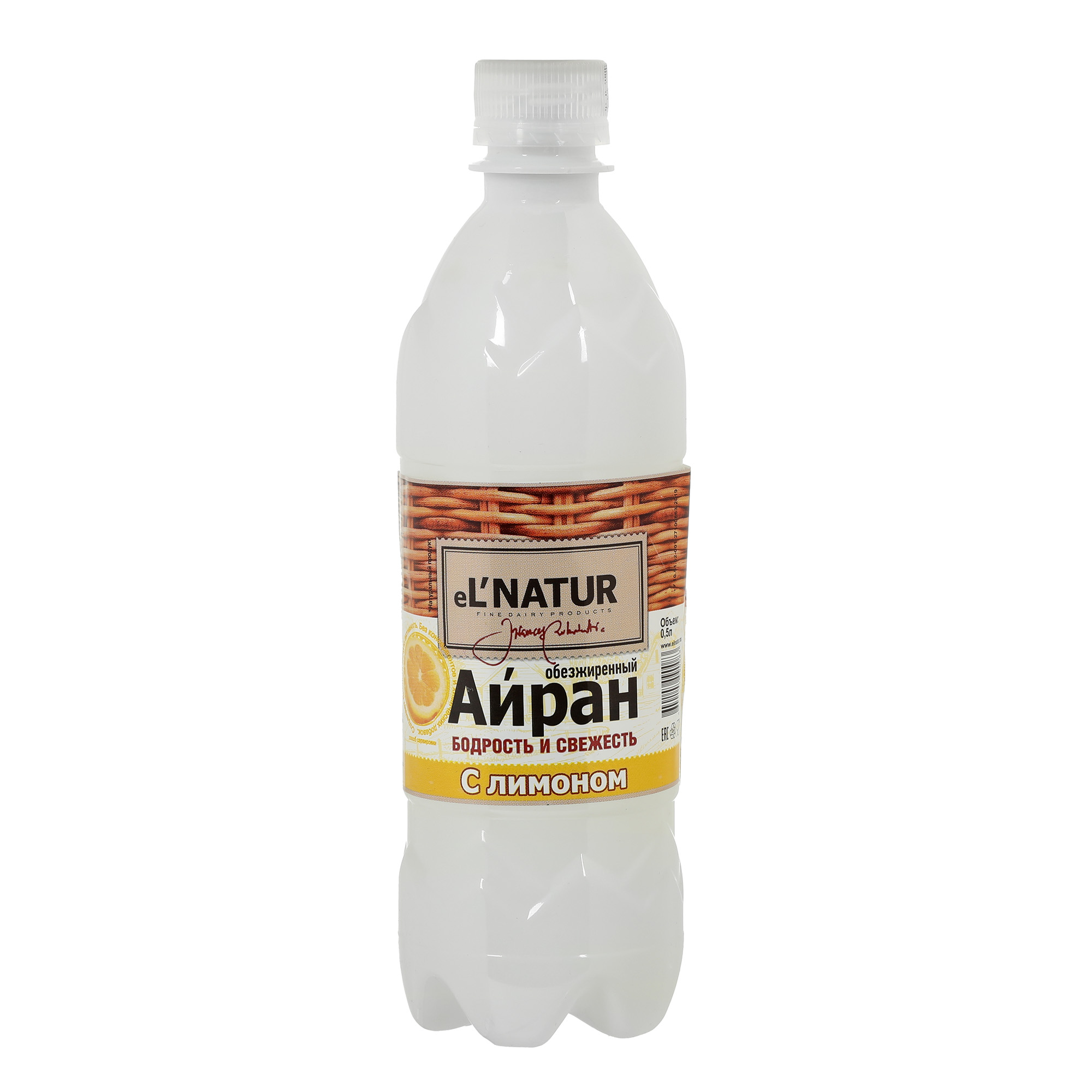Айран El`Natur С лимоном 0,1% 0,5 л