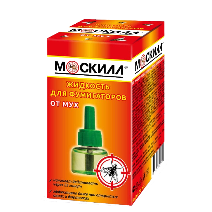 

Жидкость Москилл от мух и комаров для фумигаторов, 30 мл