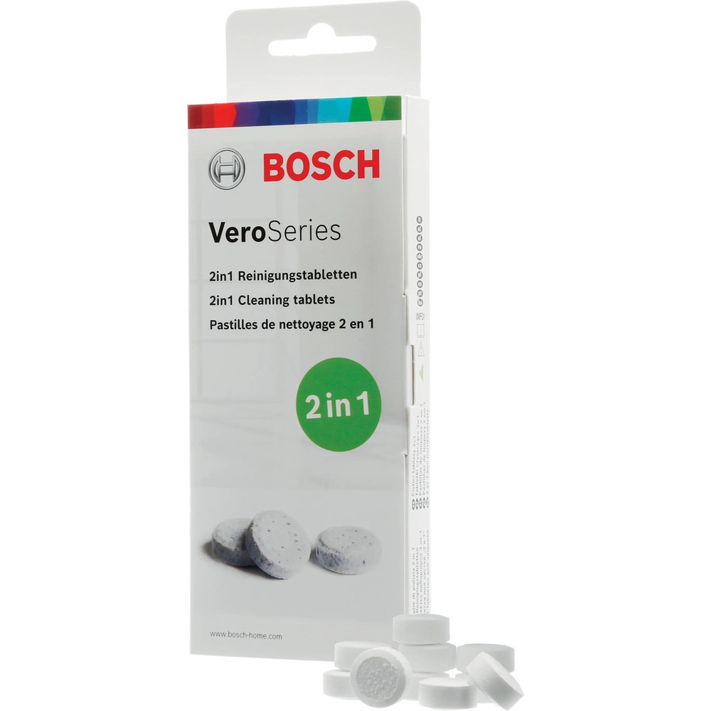 Таблетки для чистки гидросистемы Bosch TCZ 8001A от кофейных масел 10 шт