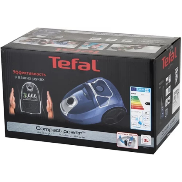 Пылесос Tefal Compact Power TW3931EA синий