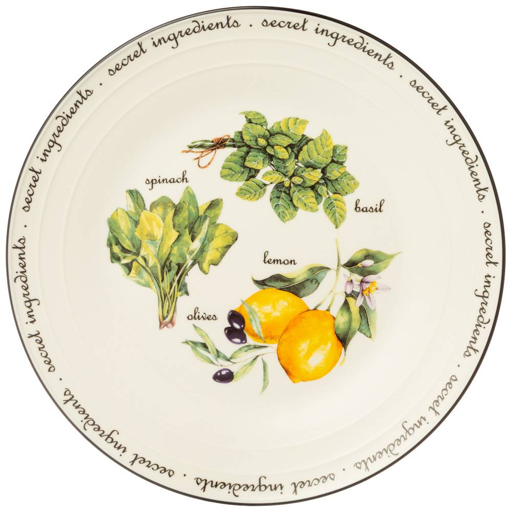 Набор тарелок обеденных Lefard Секретные ингредиенты 2 шт, 26 см, цвет белый - фото 2
