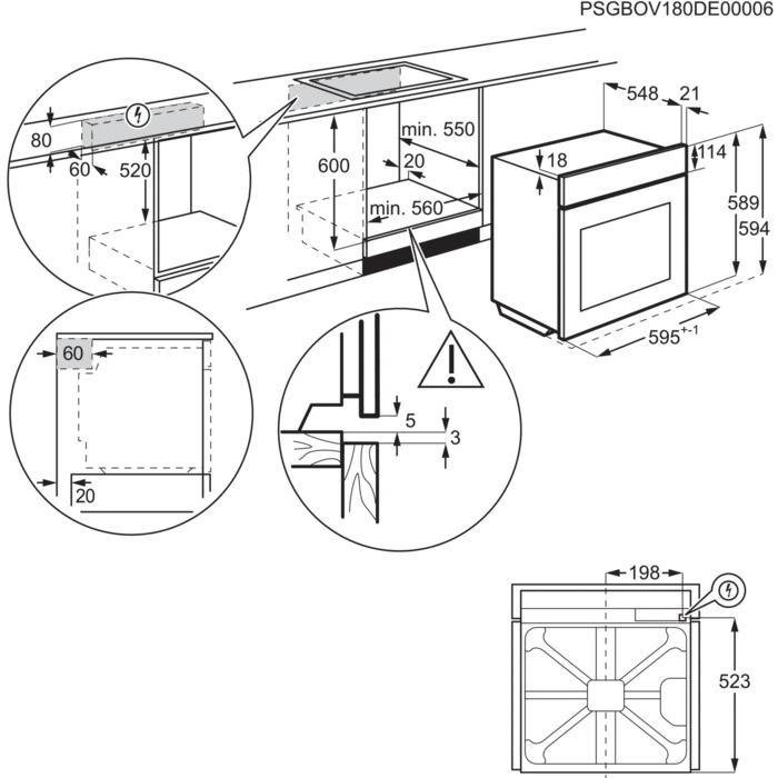 Духовой шкаф Electrolux OEM3H40TX