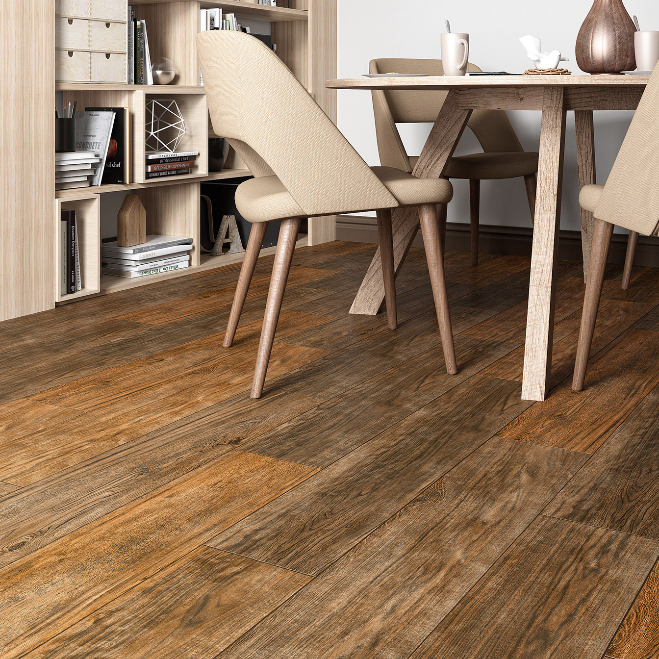 фото Плитка alma ceramica timber gfa92tmb04r 20x90x0,9 см