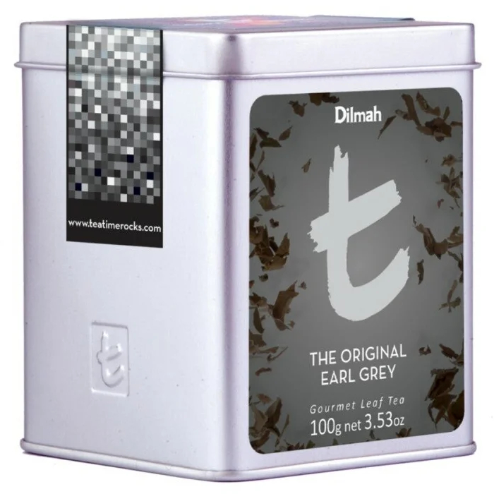 Чай чёрный Dilmah t-Series The original Earl grey, 100 г