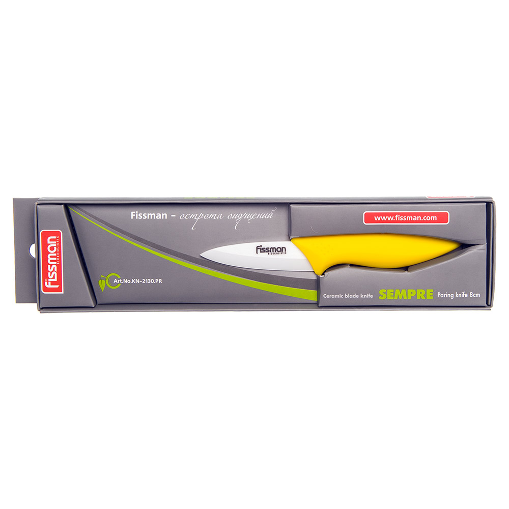 Нож разделочный Fissman Sempre 8 см керамическое лезвие - фото 2