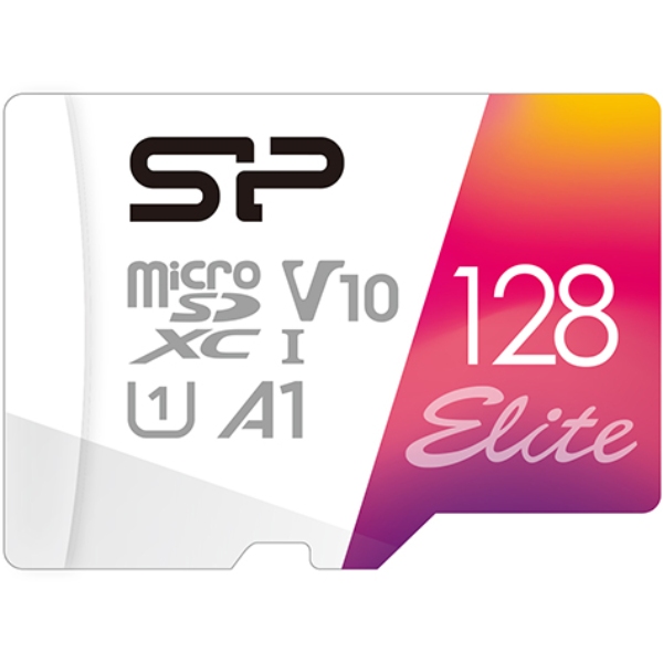 Карта памяти Silicon Power MicroSDXC Elite 128 Гб Class 10 (SP128GBSTXBV1V20SP)