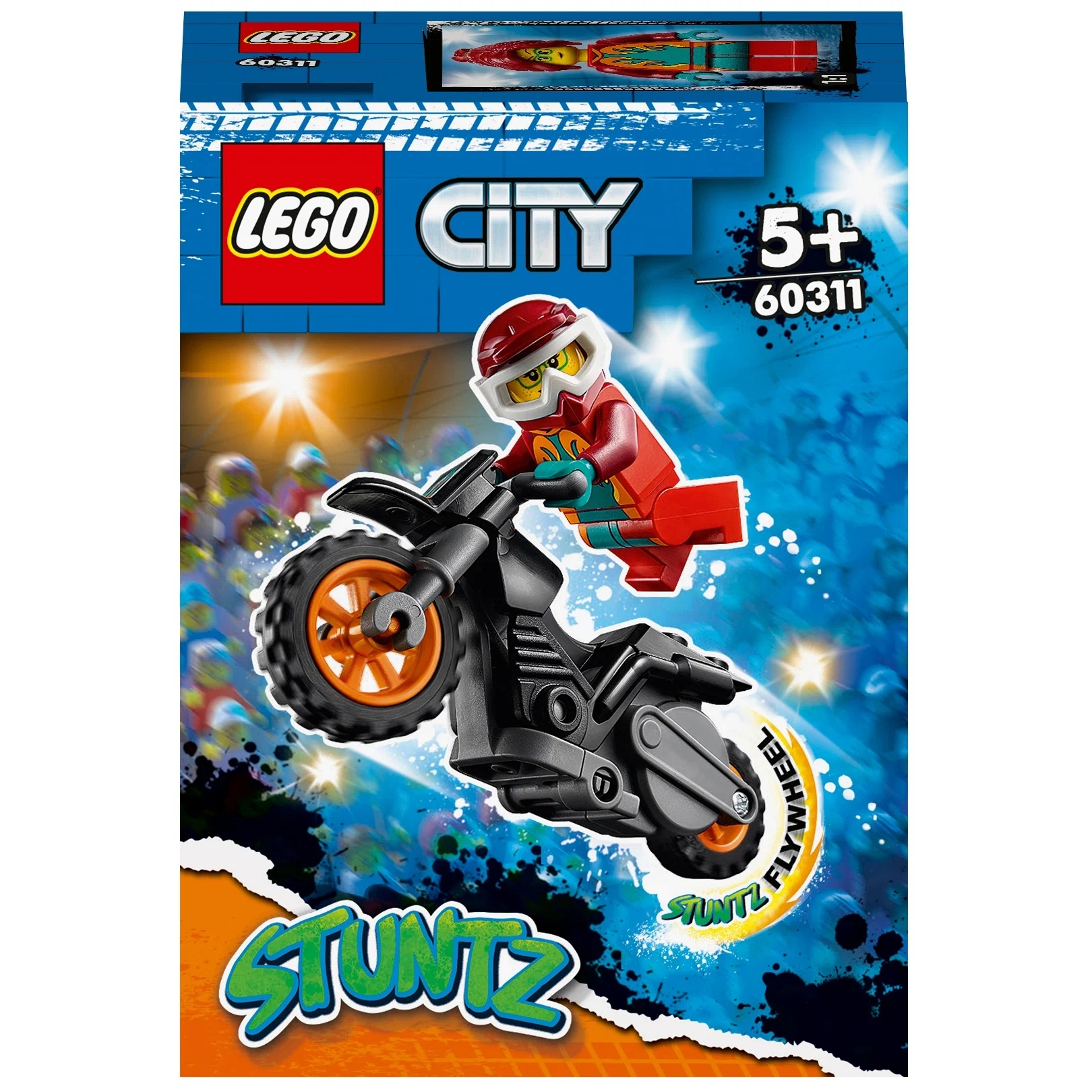 фото Конструктор lego city stuntz огненный трюковый мотоцикл