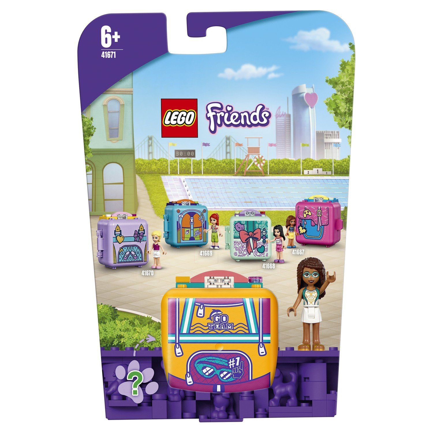 фото Конструктор lego friends кьюб андреа для плавания