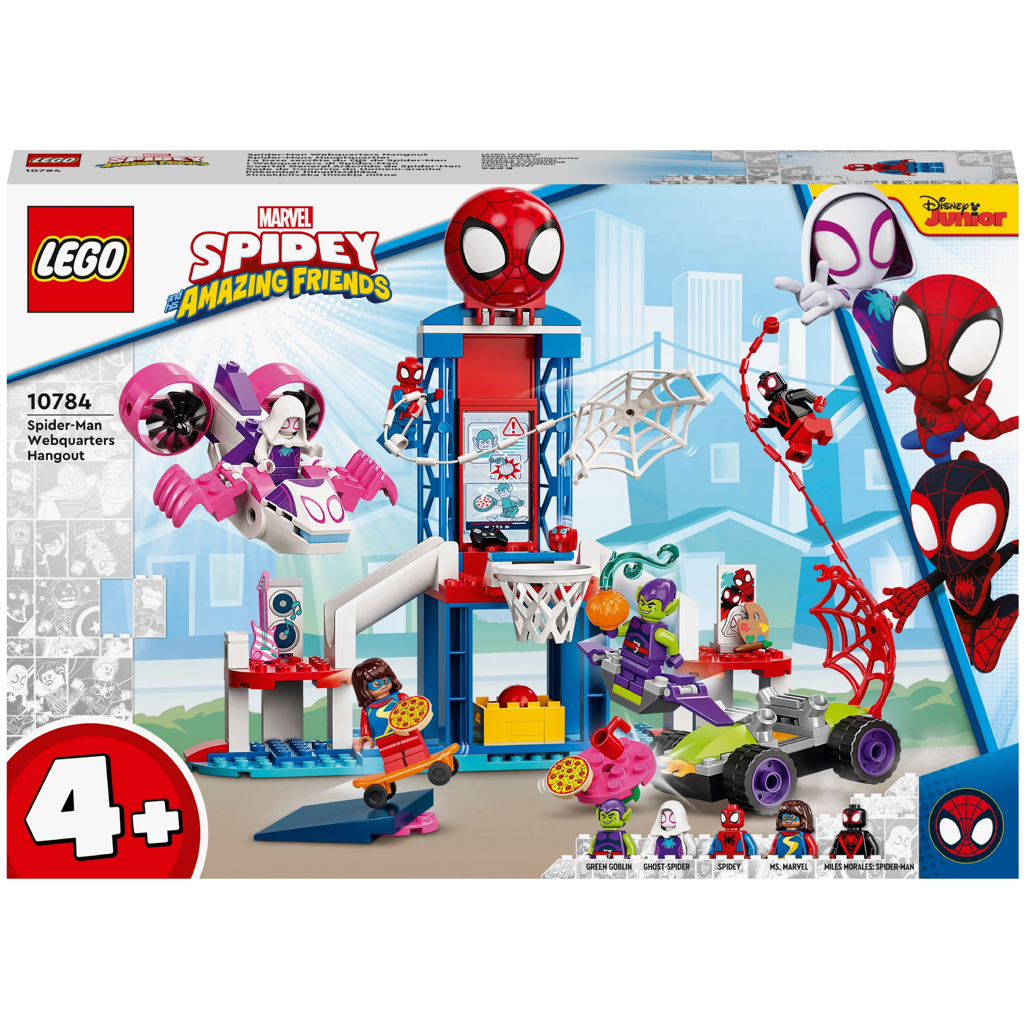 фото Конструктор lego spidey and his amazing friends вечеринка в штабе человека-паука