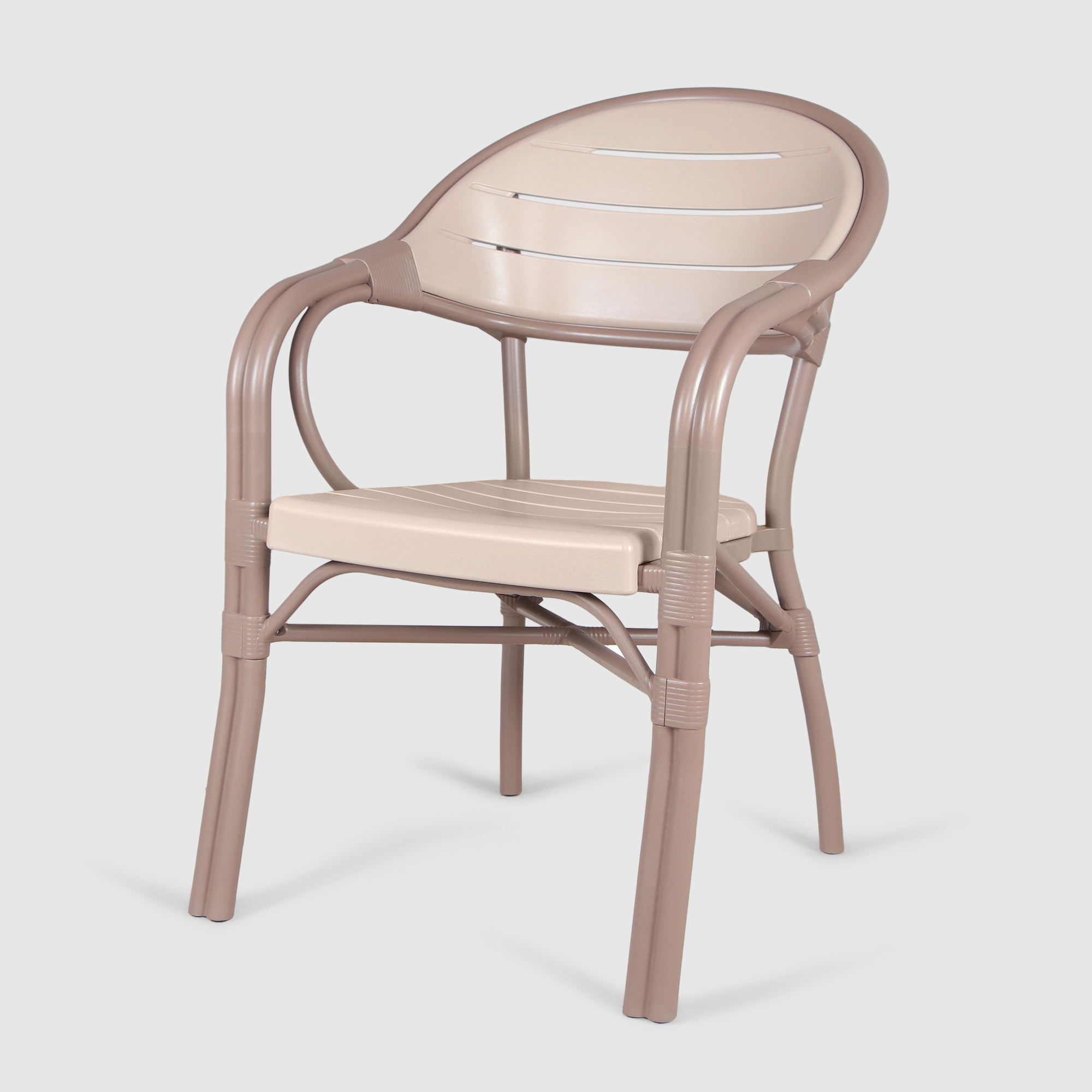 Кресло Novussi Bamboo светло-коричневый, цвет бежевый