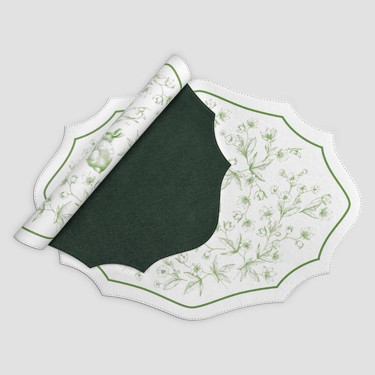 фото Подставка под горячее togas фальбер зелёная 49х36 см