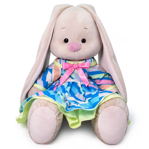 фото Мягкая игрушка budi basa зайка ми в платье с оборками 34 см