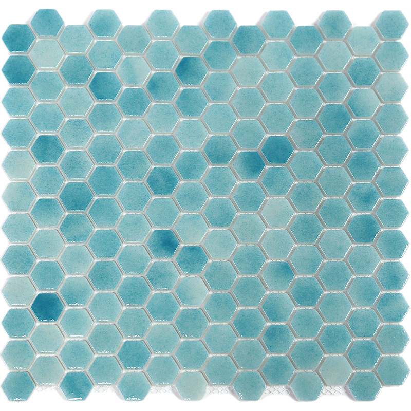 фото Мозаика natural mosaic steppa stp-bl017-hex 31,5x31,5x0,45 см