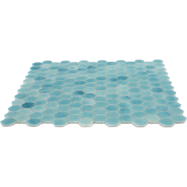 фото Мозаика natural mosaic steppa stp-bl017-hex 31,5x31,5x0,45 см