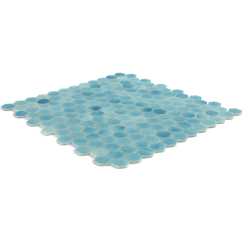 фото Мозаика natural mosaic steppa stp-bl017-hex 31,5x31,5x0,45 см