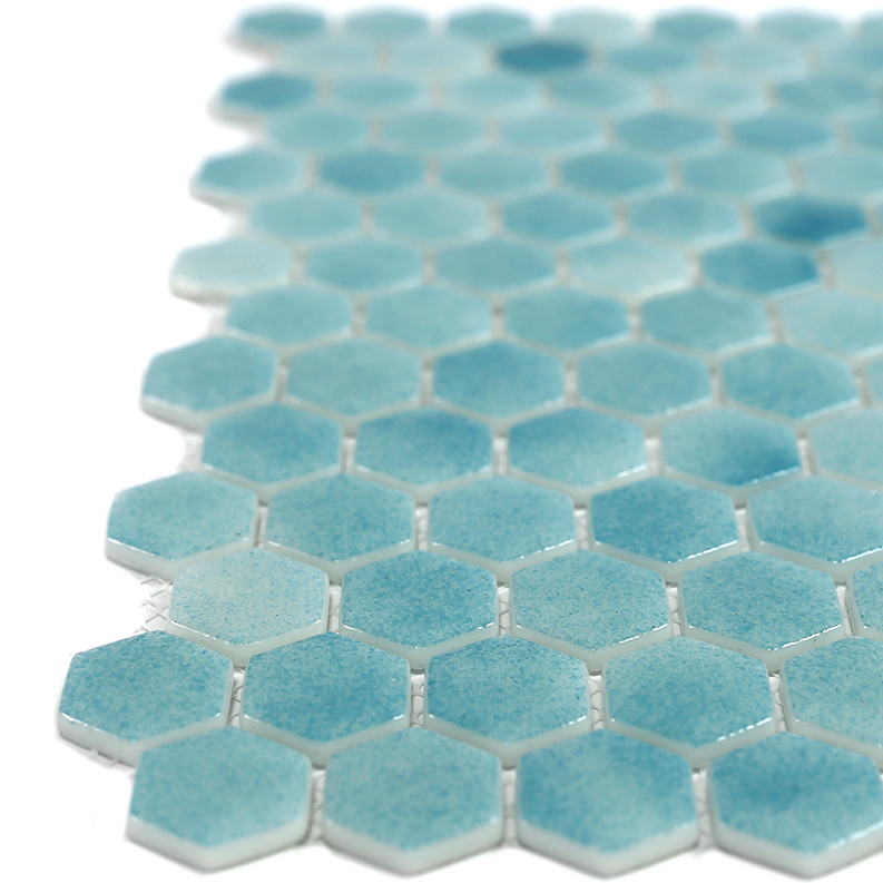 фото Мозаика natural mosaic steppa stp-bl017-hex 31,5x31,5x0,45 см