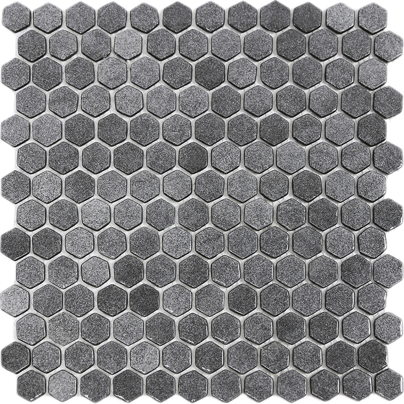 фото Мозаика natural mosaic steppa stp-gr009-hex 31,5x31,5x0,45 см