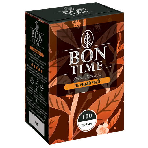 Чай черный Bontime чай листовой, 100 г
