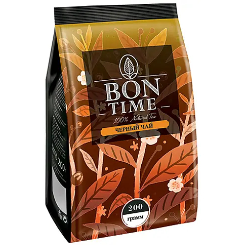 Чай черный Bontime чай листовой, 200 г