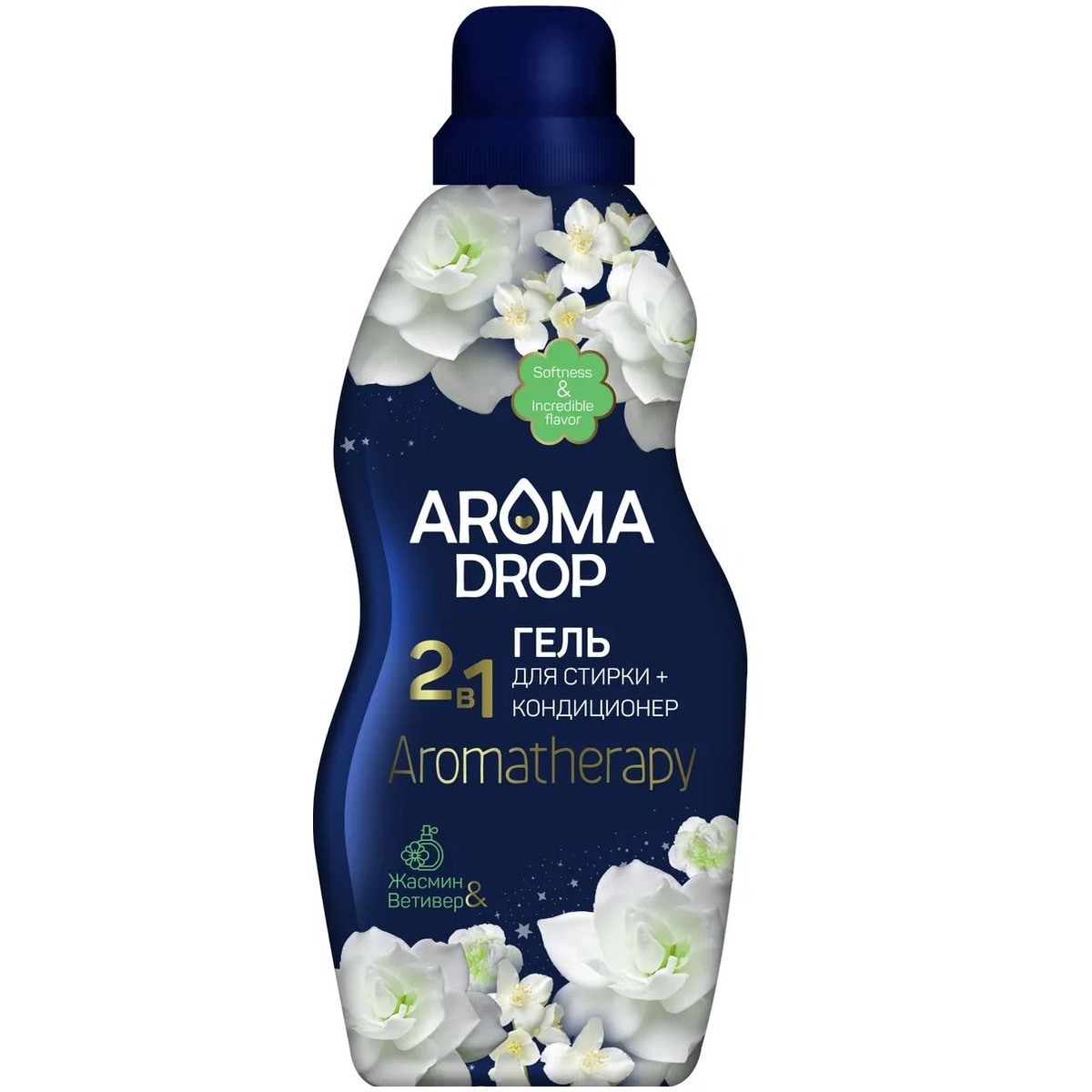 фото Гель для стирки aroma drop 2 в 1 жасмин/ветивер 1 л