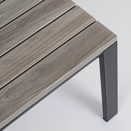 Комплект мебели Bizzotto Belmar 4 предмета, цвет серый, размер 132х75х84 см - фото 9