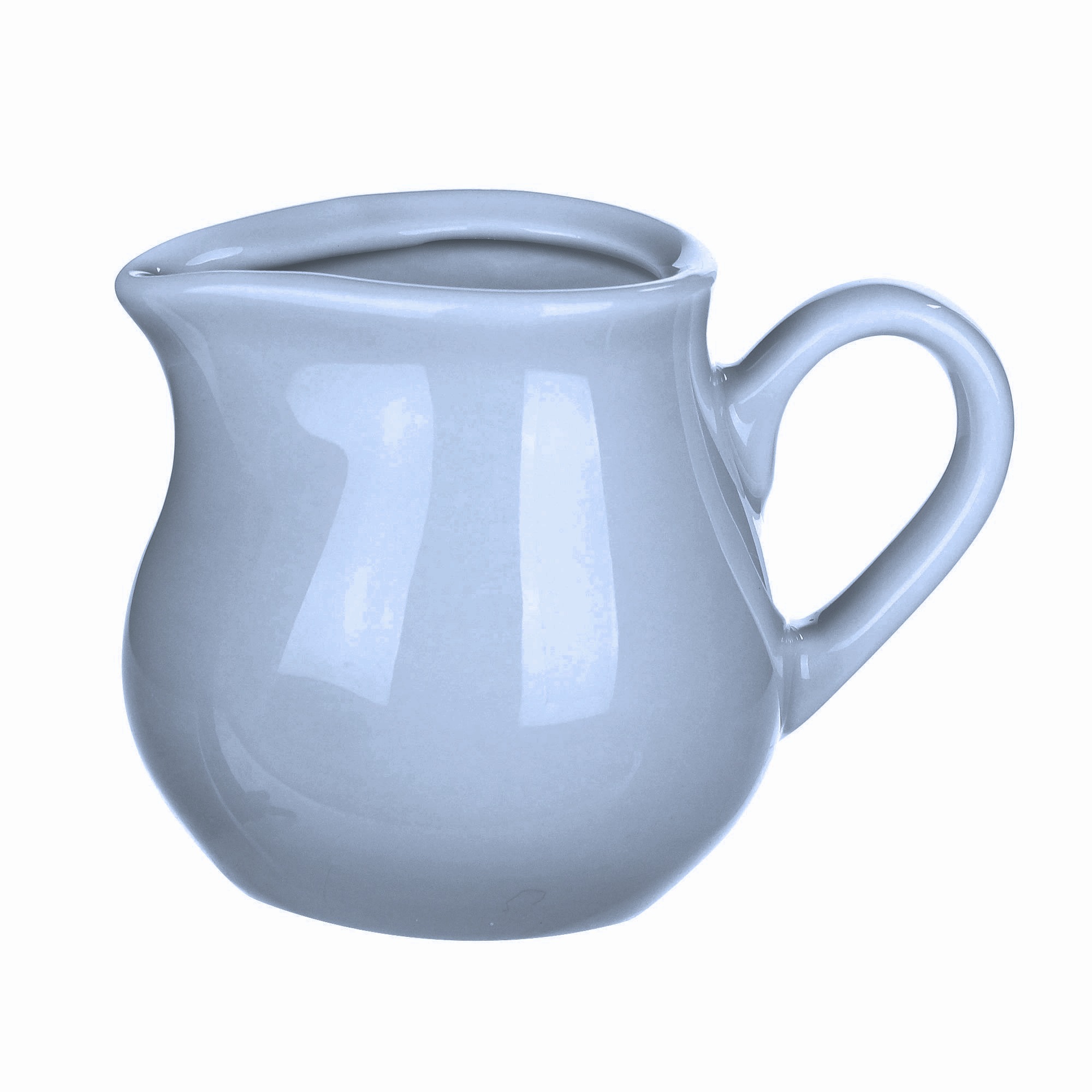 Молочник Башкирский фарфор Классик 65 мл васильковый