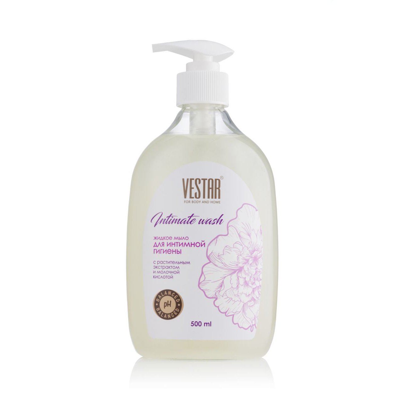 Жидкое мыло Vestar Для Интимной гигиены бутылочка 500 мл