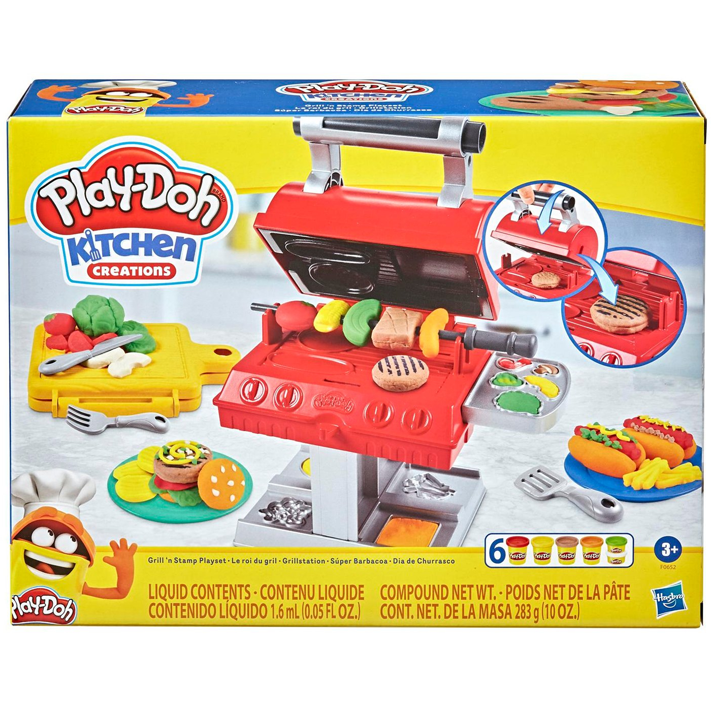 Набор игровой Hasbro Play-Doh Гриль барбекю
