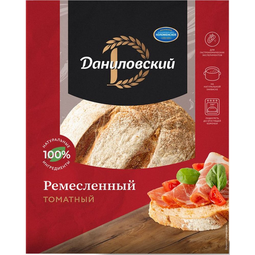 Хлеб Даниловский ремесленный томатный, 360 г