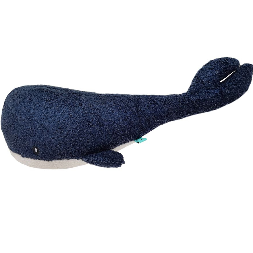 Игрушка для собак CHOMPER Tufflove Кит суперпрочный с пищалкой 32 см, цвет синий, размер для крупных пород, для средних пород