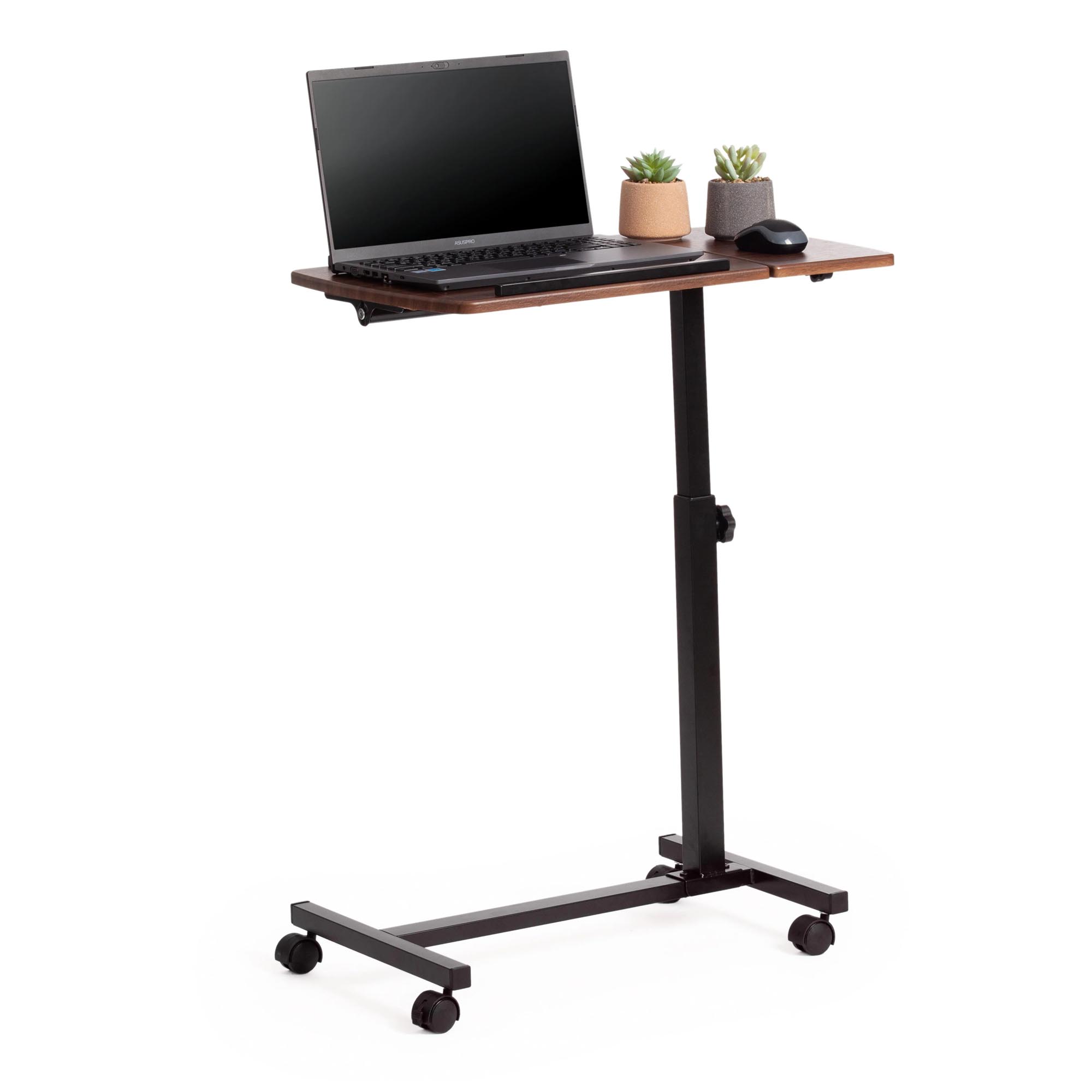 Стол для ноутбука TC lt-01 металл, мдф ореx, цвет черный - фото 2