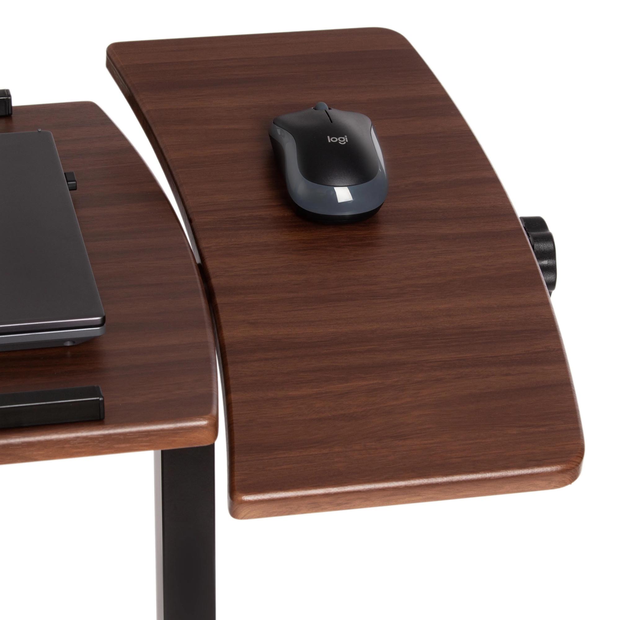 Стол для ноутбука TC lt-01 металл, мдф ореx, цвет черный - фото 3