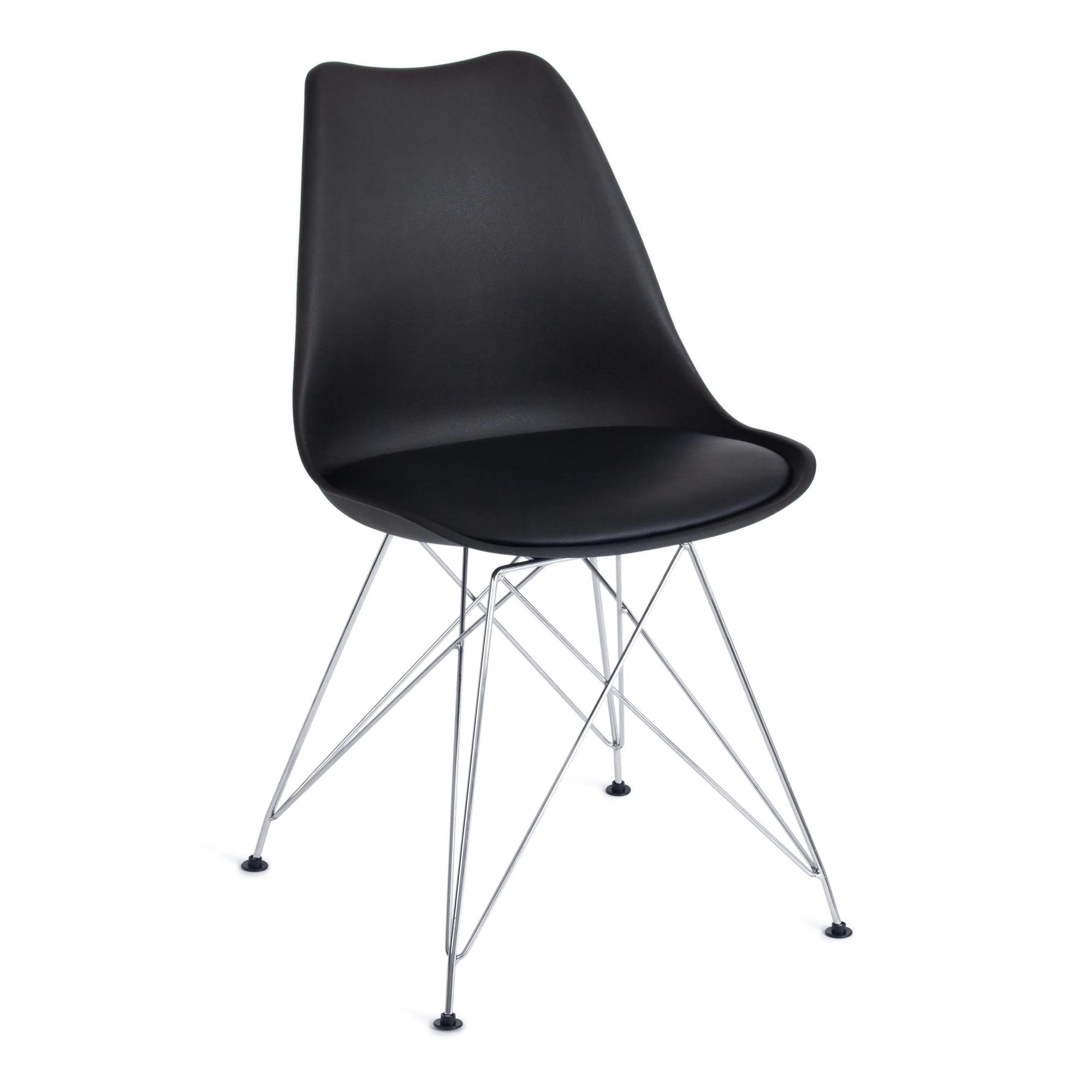 фото Стул tc tulip iron chair 54,5x48x83,5 см черный