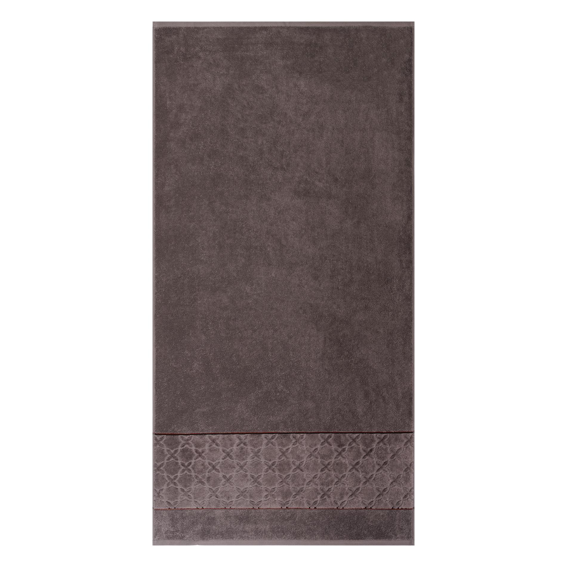 фото Махровое полотенце cleanelly noce moscata коричневое 70х140 см
