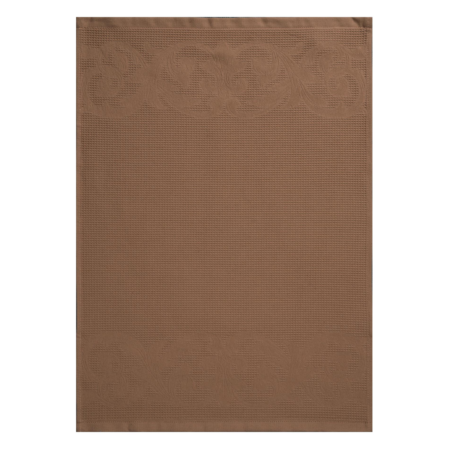 Кухонное полотенце Cleanelly Buon Appetito коричневое 50х70 см