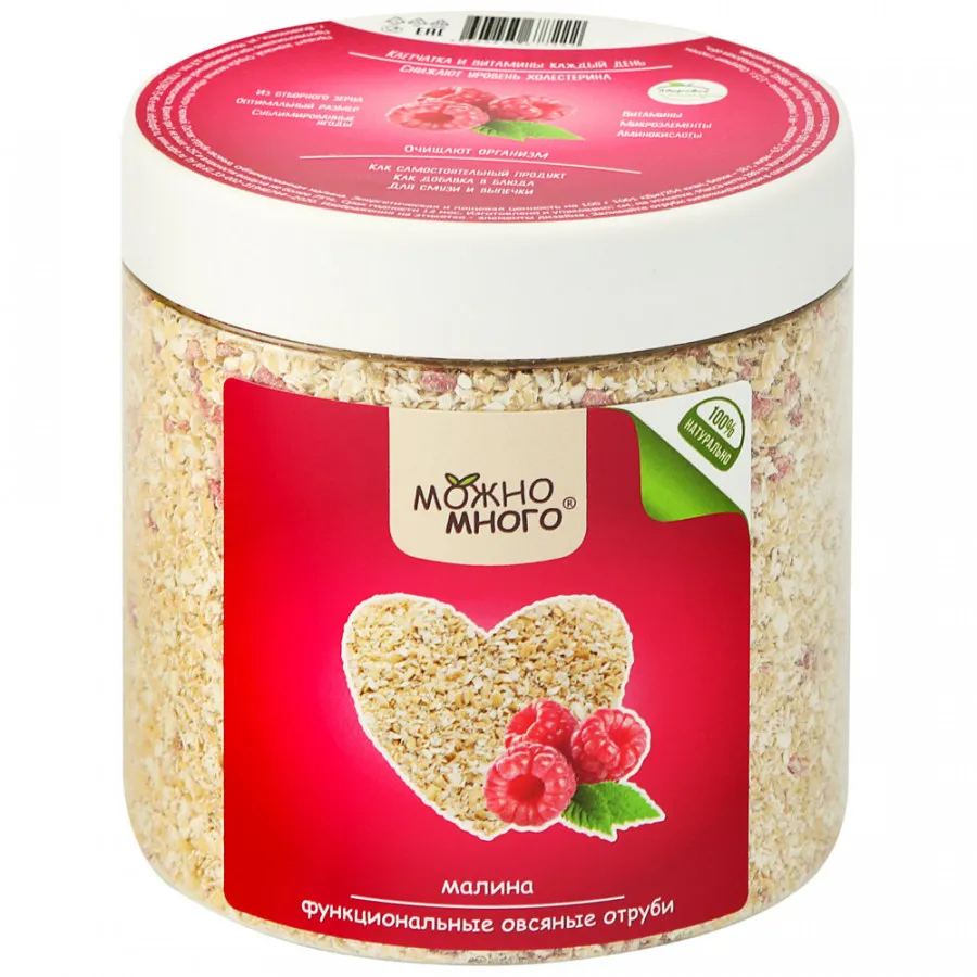 Отруби овсяные Можно много малина 280 г