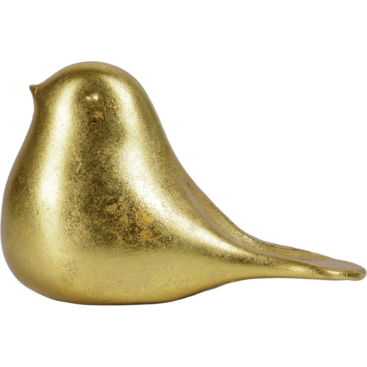Фигурка Glasar Птичка золотая 12х7х8 см, цвет золотистый - фото 1