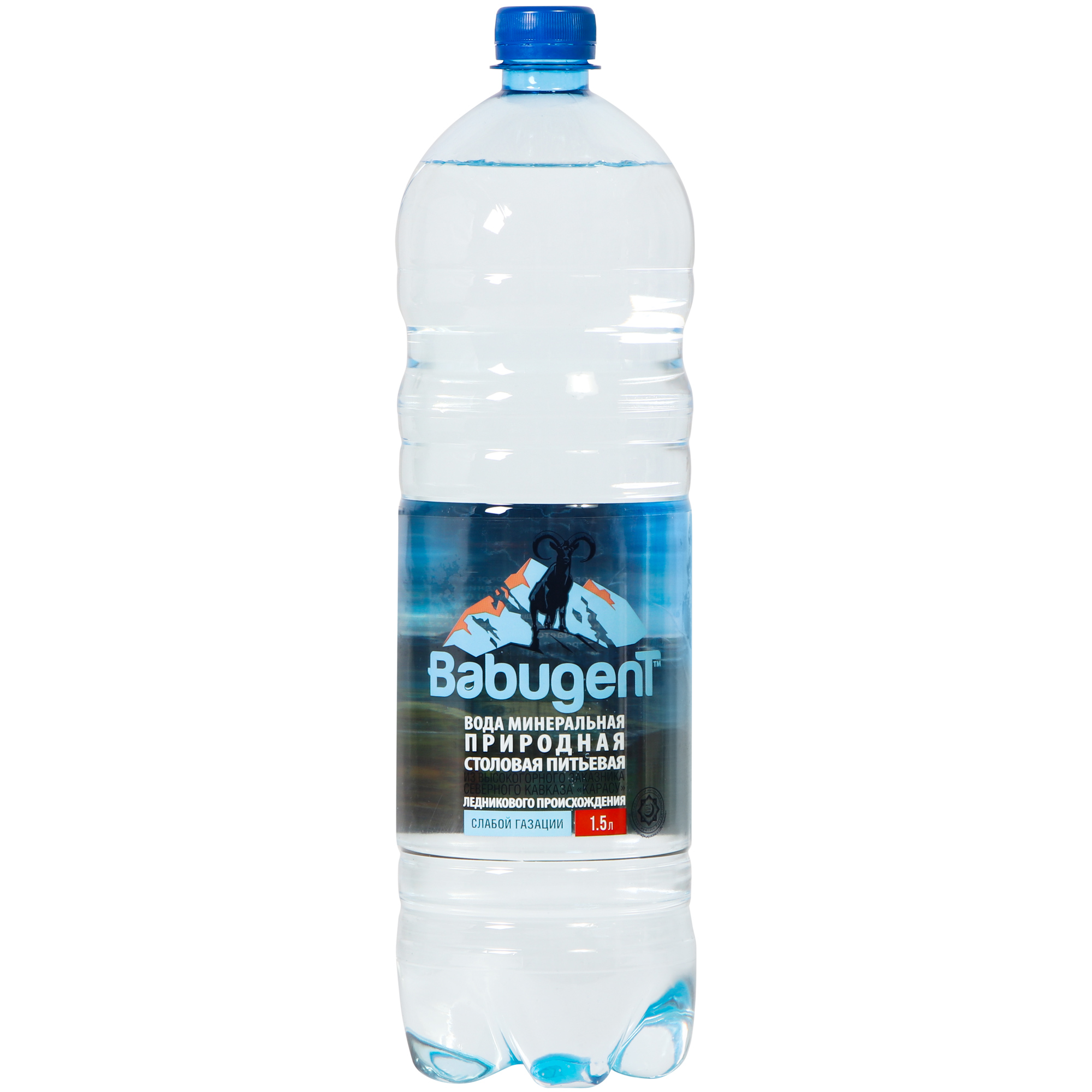 Вода минеральная Babugent слабогазированная 1,5 л