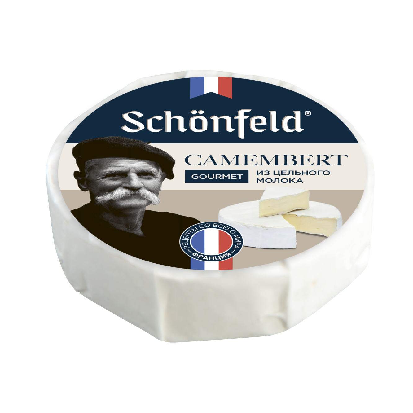 

Сыр мягкий с белой плесенью Schonfeld CAMEMBERT GOURMET 55%, 125 г