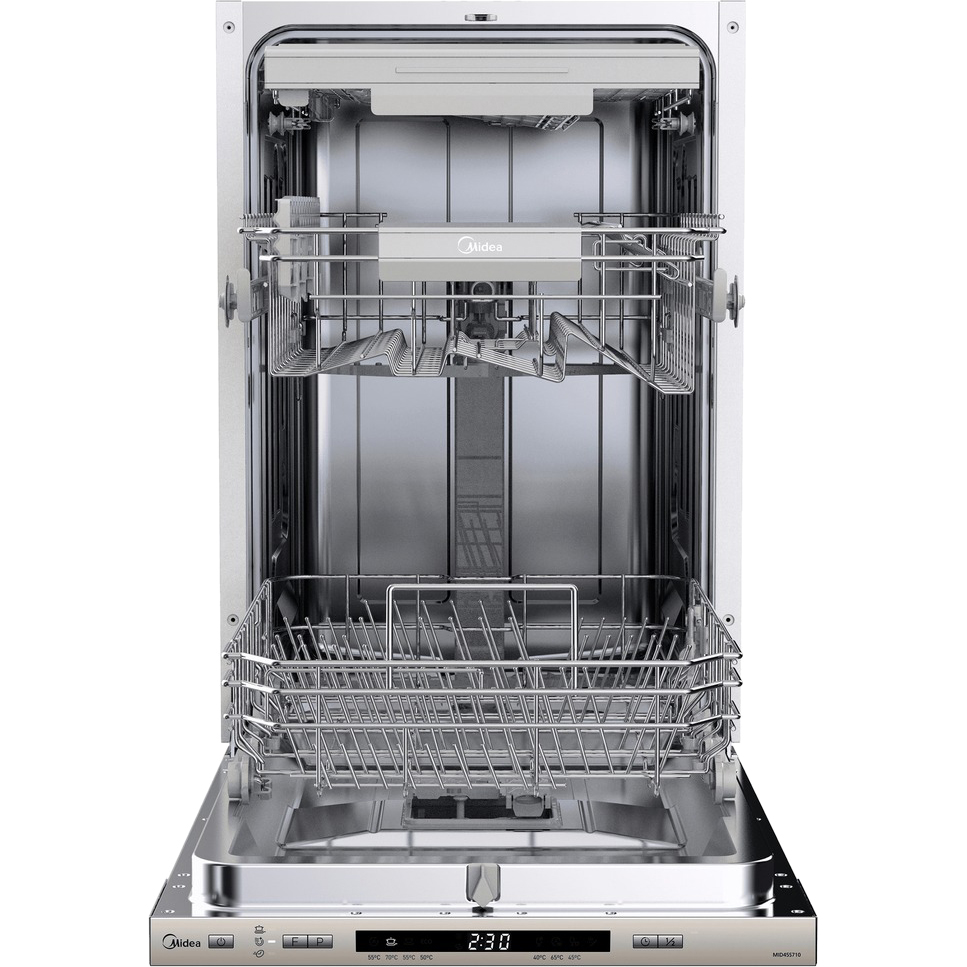 Посудомоечная машина Midea MID45S430I, цвет серебристый - фото 3